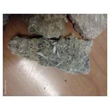 Container Of Rocks - Many Pieces With Crystal Sides