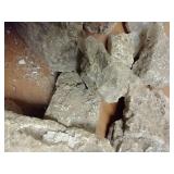 Container Of Rocks - Many Pieces With Crystal Sides