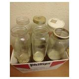(12) 1/2 Gallon Jars