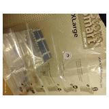 (4) New Rectangle XL Storage Bags With Vacuum Seal Bags