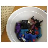 Bucket Of Vintage & Misc. Toys, RC Semi