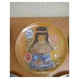 (5) DeGrazia Native American Collectors Plates