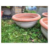 Shallow Terra Cotta Planters