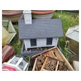 Large Lot Of Bird Feeders & Bug Homes