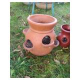 Terra Cotta Planter, Plastic Planter, & 3-Tiered Plastic Planter