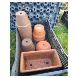 Terra Cotta Medium To Small Pots - Large Lot