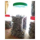(1) Large & (2) Small Jars Of Rivets