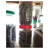 (1) Large & (2) Small Jars Of Rivets