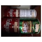 (4) Coffee Cans Sheetrock Screws