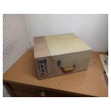 Vintage Record Player/Case