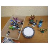 Container Of Skylander Figurines