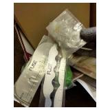 Craft Lot - Cross Stitch, Craft Of The Month, Yarn, Cutting Mat, And Wood Burning