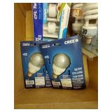 Box Of Brand New Light Bulbs