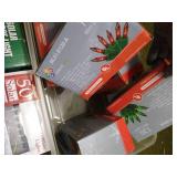 Christmas Lights Lot - Solar Lights & Red/Green Mini Lights