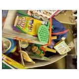 Tote Of Vintage Toys