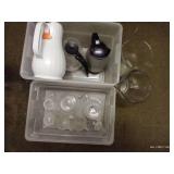 Assortment Of Pitchers, Glass Items, Insulated Coffee Pitchers, Teapots