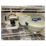 Salad Spinner & Carrier, Mandoline, And Push Choppers