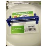 Salad Spinner & Carrier, Mandoline, And Push Choppers