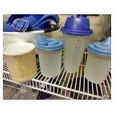 Mixing Bowls, Mixing Shakers, And Measuring Cups Lot