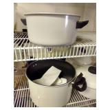 Misc. Cookware - Micro Rice Cooker, Enamelware, And Coffee Pot