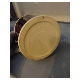 (3) Pieces Of Pottery With R. Zacher Zenith Pot, Oil Carafe, And Small Pot With Lid