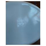 Vintage Lot - Pyrex Divided Dishes With Glass Lids, Fire King Dish, And Crock With Lid