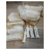 Plaster Chess Pieces