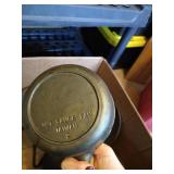 (3) Small Cast Iron Pots/Pans With Lids