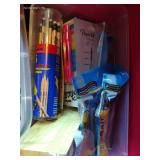 Office Tote With Paper, Notebooks, Pencils, And Sharpeners