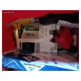 Office Tote With Paper, Notebooks, Pencils, And Sharpeners