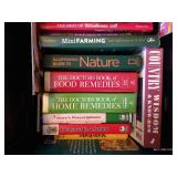 Large Tote Of Books - Birds, Blooms, Outdoors, Remedies, Etc.