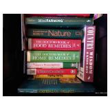 Large Tote Of Books - Birds, Blooms, Outdoors, Remedies, Etc.