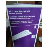 (2) New 4-Ft Lamp Shop Light In Box