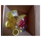 (2) Boxes Hampster Bottles, Wheels, And Tubing