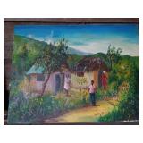 (2) Pieces Original Canvas Artwork