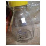 (2) Boxes Vintage Glass & Plastic Jars With Lids