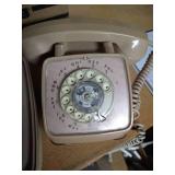 Vintage Rotary Phone & Hair Dryer