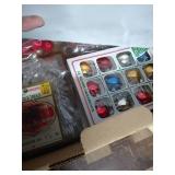 Large Lot, Mostly Vintage, Christmas Ornaments & Ribbons & New Tree Stand