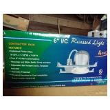 4-Pack 6" I/C Recessed Light - New In Box