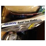 Entire Top Shelf Including Vise, Blades, And Sandpaper