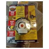 Tote Of Tools, Carving Disc For Angle Grinder, Caulking Tools, And Misc.