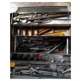 Large Vintage Tool Box Full Of Tools Of All Sizes