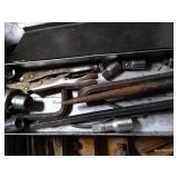 Large Vintage Tool Box Full Of Tools Of All Sizes