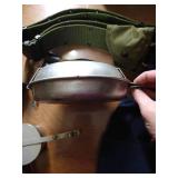 Military Lot - Metal Mess Kit, Belts, And Compass