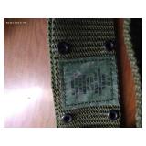 Military Lot - Metal Mess Kit, Belts, And Compass