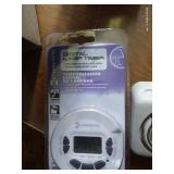 Box Of Lamp & Appliance Timers, And (2) New Cords