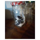 (3) New Coils Of Copper Wire, And Jars Of Misc. Hardware