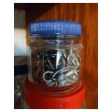 (3) Jars Of Eye Hooks