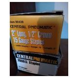 (2) Boxes Of 15-Gauge Staples