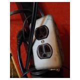 (2) Power Strips And (1) Wall Outlet